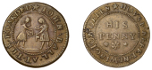 Middlesex (Rural), Newington Green, John Ball, Penny, 4.43g/6h (N 9222; BW. 212). About very fine, rare	 £120-£150