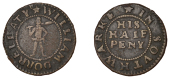 Southwark, Borough High Street, William Dorrell, Halfpenny, 1.77g/3h (E 436; N 4804; D 31A). Good fine, extremely...