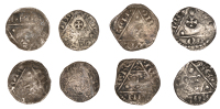 John (as King, 1199-1216), Third coinage, Halfpence (2), both Dublin, roberd on d, 0.70g/5h, willem on [–],...