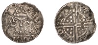 Henry III (1216-1272), Penny, class Ic, Dublin, Ricard, ricard on dive, sexfoil to right of bust, 1.23g/9h (Dykes D;...