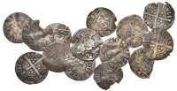 Edward I (1272-1307), Second coinage, Halfpence (14), Dublin (8), Waterford (6), miscellaneous types [14]. Varied...