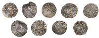 Edward I (1272-1307), Second coinage, Farthings (7), all type I, Dublin (3), 0.28g/8h, 0.31g/5h, 0.41g/4h, Waterford...