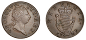 George III (1760-1820), London coinage, Halfpenny, 1769, type I (S 6612). Very fine 	 £80-£100