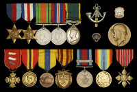 Five: Corporal R. G. Valentine, Oxfordshire and Buckinghamshire Light Infantry, later Royal Pay Corps, whose group...