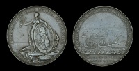 Alexander Davison’s Medal for The Nile 1798, bronze, unmounted, heavy edge bruising throughout, therefore fine	...
