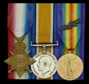 Three: Flight Lieutenant A. W. Phillips, Royal Naval Air Service and Royal Air Force, a seaplane pilot operating...