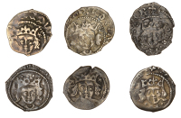Edward IV (1461-1483), Heavy Cross and Pellets coinage, Penny, Dublin, pellets above crown and pelleted quatrefoil...