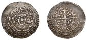 Edward IV (1461-1483), Light Cross and Pellets coinage, Groat, Dublin, mm. pierced cross, g on breast, annulets by...