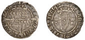Henry VIII (1509-1547), First Harp issue, Groat, mm. crown, hk (Katherine Howard), double saltire stops, 2.63g/9h (S...