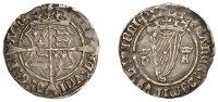 Henry VIII (1509-1547), First Harp issue, Groat, mm. crown, hk (Katherine Howard), double saltire stops, 2.63g/9h (S...