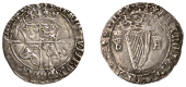 Henry VIII (1509-1547), Fourth Harp issue, Sixpenny Groat, mm. lis, hr (Henricus Rex), reads hibernie rex, 2.36g/8h...