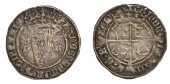 Henry VIII (1509-1547), Second Harp issue, Groat, mm. trefoil, hr (Henricus Rex), reads dominvs, saltire stops...