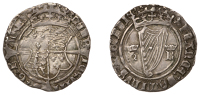 Henry VIII (1509-1547), Third Harp issue, Groat, mm. rose, hr (Henricus Rex), 2.31g/4h (S 6481; DF 209). Good very...