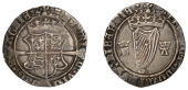 Henry VIII (1509-1547), First Harp issue, Groat, mm. crown, ha (Anne Boleyn), saltire stops (double on rev.)...