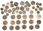 Free State and Eire (1921 -   ), Pennies (22), 1931, 1933, 1935, 1937, 1940-3 inclusive, 1946, 1948-50 inclusive,...