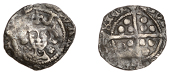 Edward IV (1461-1483), Light Cross and Pellets coinage, Penny, Limerick, rosettes by neck, plain cross, reads...