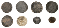Elizabeth I (1558-1603), Pennies (4), all 1601, mm. star (2), 1.56g/5h, 1.70g/7h, mm. trefoil, 1.45g/4h, mm....