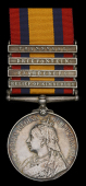 Queen’s South Africa 1899-1902, 4 clasps, Relief of Kimberley, Paardeberg, Driefontein, Transvaal (2940 Pte: J....