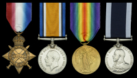 Four: Chief Engine Room Artificer J. A. Stacey, Royal Navy

1914-15 Star (271679 J. A. Stacy [sic], A-C.E.R.A. 2.,...