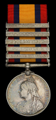Queen’s South Africa 1899-1902, 5 clasps, Relief of Kimberley, Paardeberg, Driefontein, Transvaal, South Africa...