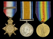Three: Lance-Sergeant R. W. Ranger, 2nd Battalion, Scots Guards, who was killed in action during the First Battle of...