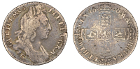 William III (1694-1702), Sixpence, 1696c, large crowns, large as (ESC 1268; S 3522). Good fine	 £120-£150