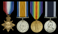 Four: Chief Petty Officer Cook H. F. Vigar, Royal Navy

1914-15 Star (M.3368, H. F. Vigar, Ck. Mte., R.N.);...