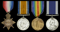 Four: Shipwright First Class S. A. Whitehead, Royal Navy

1914-15 Star (346888, S. A. Whitehead, Shpt. 1., R.N.);...