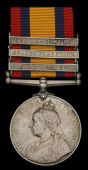 Queen’s South Africa 1899-1902. 3 clasps, Cape Colony, Orange Free State, Johannesburg (3625 Pte. P. G....