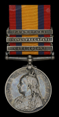Queen’s South Africa 1899-1902, 3 clasps, Cape Colony, Orange Free State, Transvaal (5278 Pte. J. R. Bell. Oxford:...