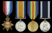 Four: Leading Seaman H. E. Baxter, Royal Navy

1914-15 Star (J.22265, H. E. Baxter, Ord., R.N.); British War and...