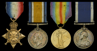 Four: Stoker Petty Officer R. Armstrong, Royal Navy

1914-15 Star (K.1080, R. Armstrong. S.P.O., R.N.); British...