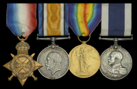 Four: Chief Yeoman of Signals, F. A. Hammond, Royal Navy

1914-15 Star (J.8365, F. A. Hammond, L.Sig., R.N.);...
