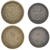 Miscellaneous Tokens and Checks, Co DUBLIN, Dublin, C[hristopher] B[rady], H[addington] R[oad], uniface brass...