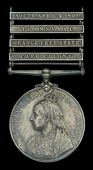 Queen’s South Africa 1899-1902, 4 clasps, Cape Colony, Orange Free State, Transvaal, South Africa 1902 (Tpr: D....