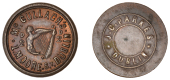 Miscellaneous Tokens and Checks, Co DUBLIN, Dublin, McCullagh’s [Hubert Brisco], copper Twopence by Parkes...