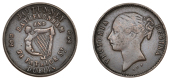 Miscellaneous Tokens and Checks, Co DUBLIN, Rathfarnham and Dublin, James Tunny, copper Twopence by Parkes...