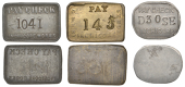 Miscellaneous Tokens and Checks, Co DUBLIN, Inchicore, G[reat] S[outhern] & W[estern] R[ailway], Inchicore Works,...