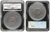 George IV (1820-1830), Proof Third-Farthing, 1827, in copper, edge plain, 6h (Cooke 1633; BMC –; S 3827)....