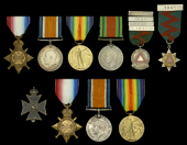 Four: Private W. E. F. Gibbs, Oxfordshire and Buckinghamshire Light Infantry and Machine Gun Corps
1914-15 Star...