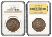 George IV (1820-1830), Penny, 1826, rev. A (BMC 1422; S 3823). Virtually as struck, attractive chocolate-brown...