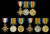 Three: Private A. W. Avis, Oxfordshire and Buckinghamshire Light Infantry
1914-15 Star (2929 Pte. A. W. Avis. Oxf....