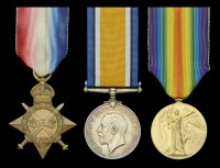 Three: Second Lieutenant J. S. Sindell, Royal Garrison Artillery, late Army Cyclist Corps

1914-15 Star (82 Pte....