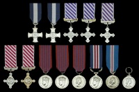 Distinguished Service Cross (2), G.VI.R., 1st issue; E.II.R.; Distinguished Flying Cross (3), G.V.R.; E.II.R. (2);...