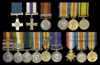 An unattributed campaign group of six miniature dress medals
Queen’s South Africa 1899-1902, 3 clasps, Defence of...