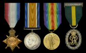 Four: Major E. C. Fortescue, Oxfordshire and Buckinghamshire Light Infantry

1914-15 Star (Capt. E. C. Fortescue,...