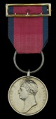 Waterloo 1815 (John Albert 3rd. Reg. Hussars, K.G.L.) fitted with replacement silver clip and steel ring suspension...