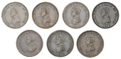 19th Century Tokens, Co DUBLIN, Dublin, Edward Stephens, Pennies (7), 1813 (4), 13.51g/6h (W 1850), 14.36g/6h,...