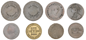 Miscellaneous Tokens and Checks, LONDON, Golden Square, a Halfpenny-sized blank, engraved ‘Blunt Operator for the...