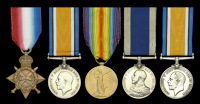 Four: Petty Officer F. G. Green, Royal Navy

1914-15 Star (J.14476, F. G. Green, A.B., R.N.); British War and...